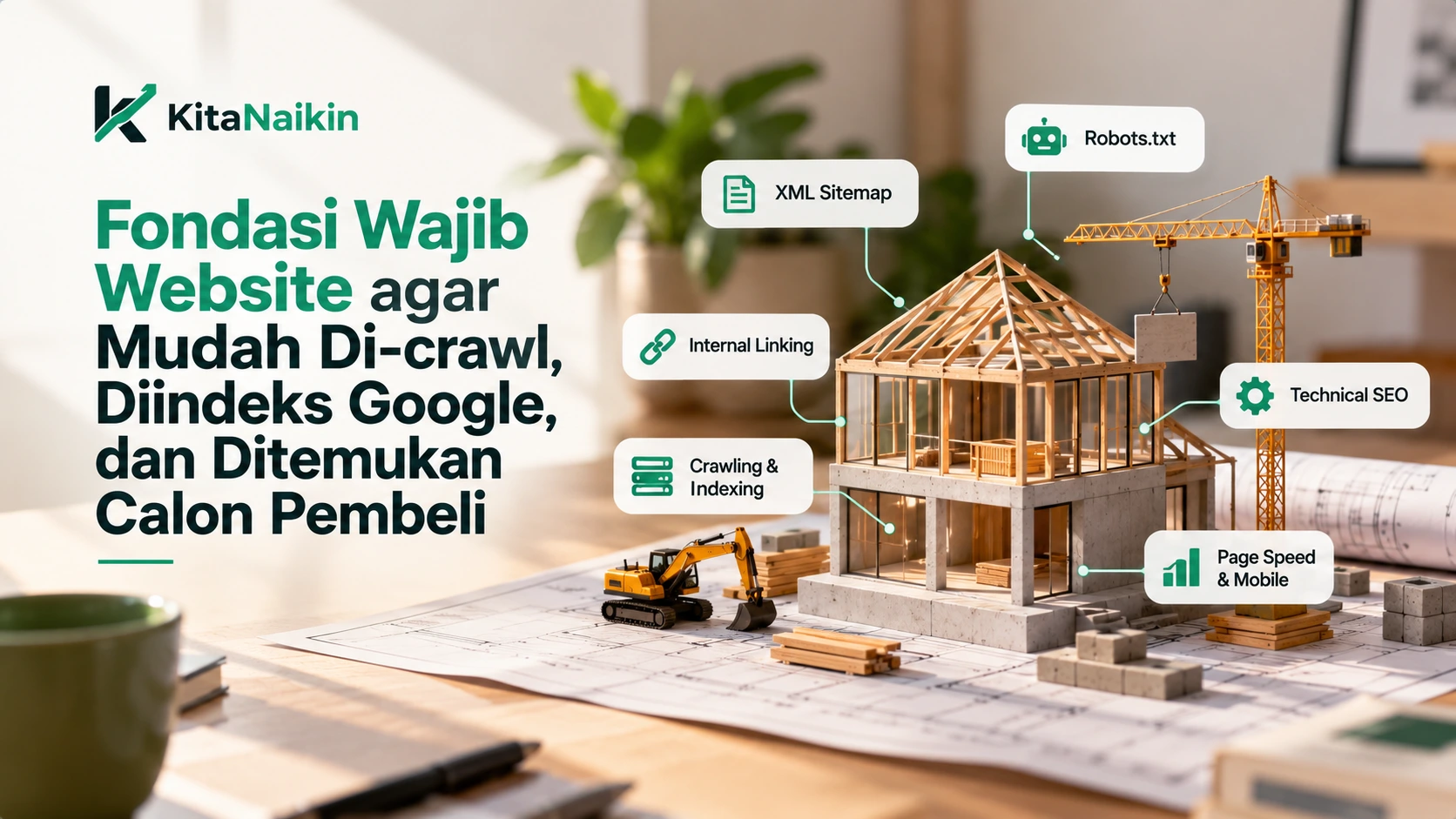 Fondasi Wajib Website agar Mudah Di-crawl, Diindeks Google, dan Ditemukan Calon Pembeli