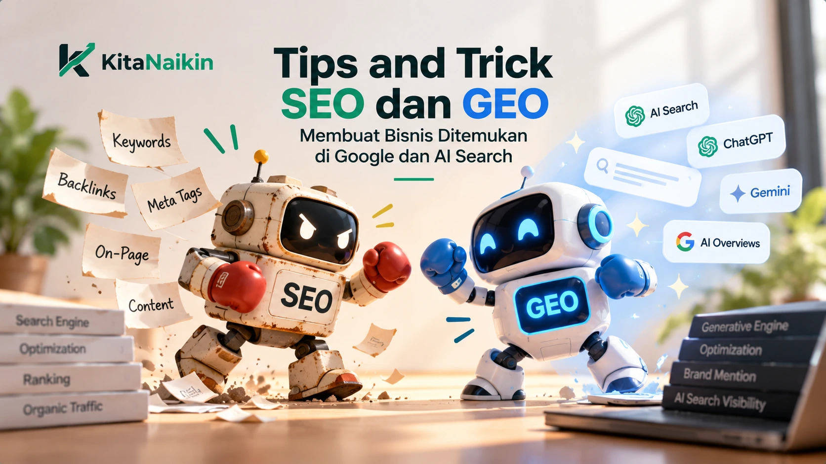 Tips and Trick SEO dan GEO (Generative Engine Optimization): Membuat Bisnis Ditemukan di Google dan AI Search